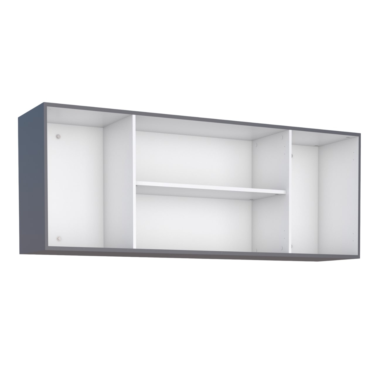 COZIMAX - ARM�RIO A�REO CISNE CINZA MADEIRA 1,50 